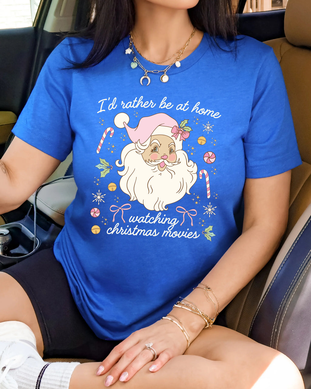 I'd Rather Be At Home Christmas T-shirt
