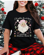 I'd Rather Be At Home Christmas T-shirt