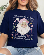 I'd Rather Be At Home Christmas T-shirt