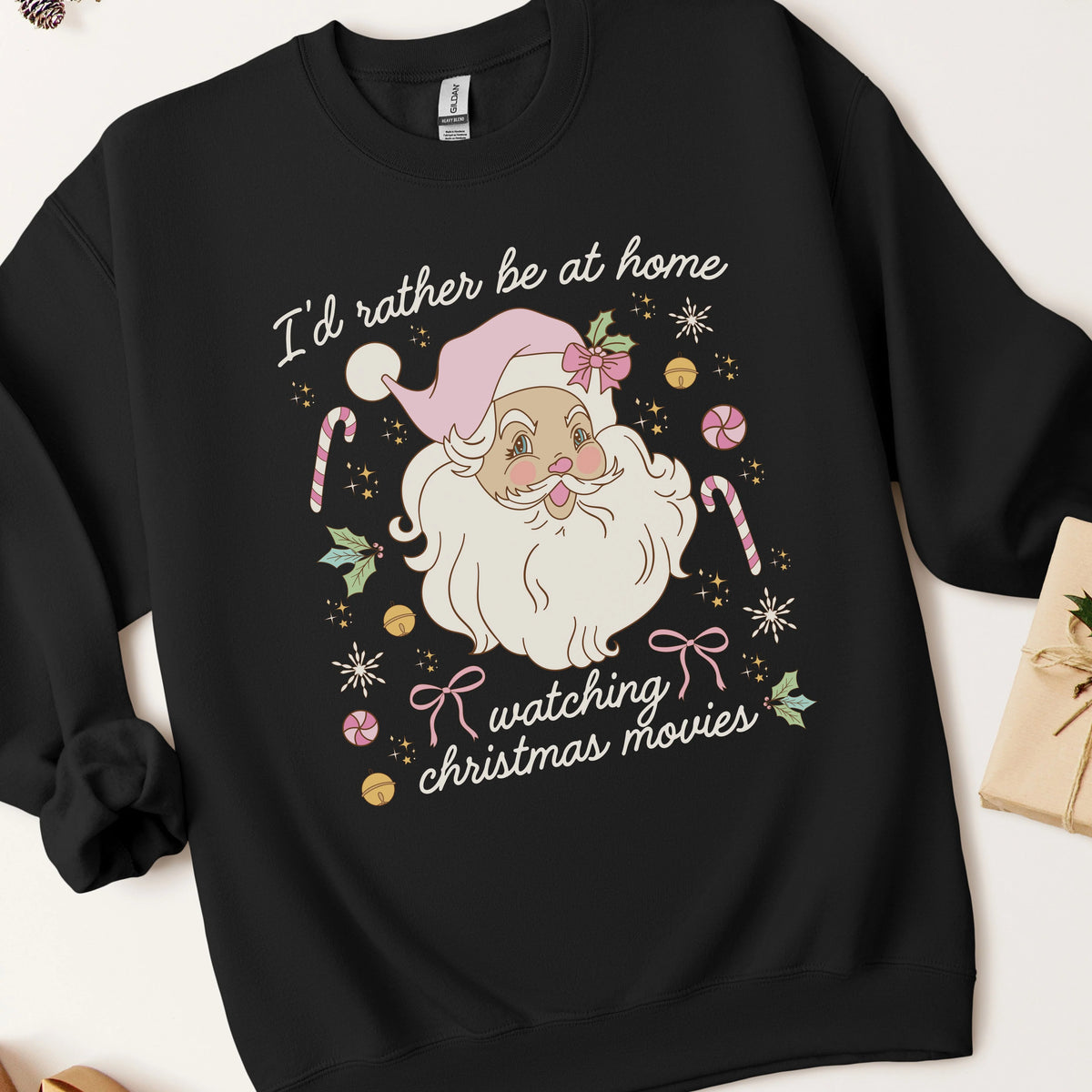 I'd Rather Be At Home Watching Christmas Movies Sweatshirt