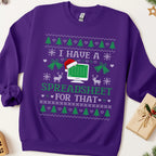 I Have A Spreadsheet For That Ugly Christmas Sweatshirt