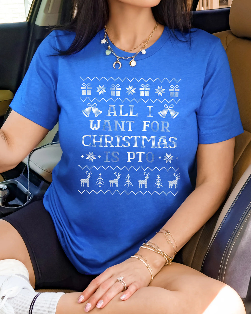 All I Want For Christmas Is PTO Ugly Christmas T-shirt