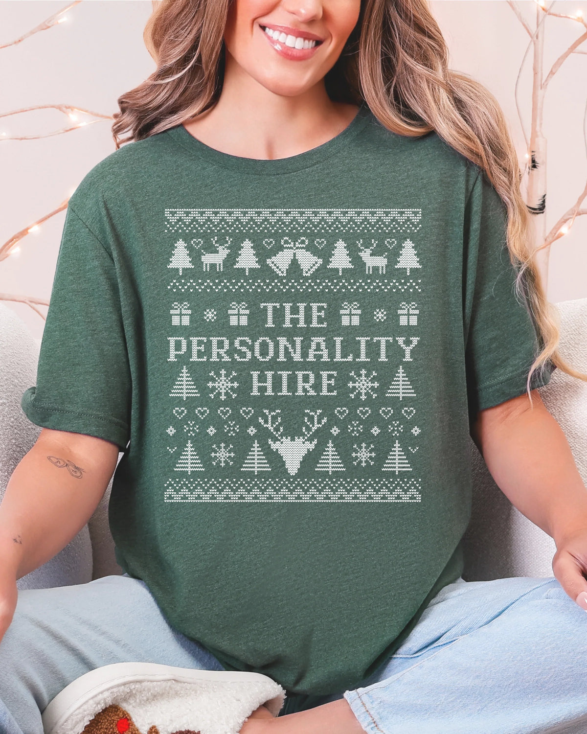 The Personality Hire Ugly Christmas T-shirt