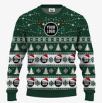 Custom Logo Ugly Christmas Sweater | Personalized Company Christmas Sweater Bulk Order - 3