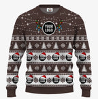 Custom Logo Ugly Christmas Sweater | Personalized Company Christmas Sweater Bulk Order - 2