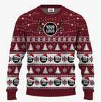 Custom Logo Ugly Christmas Sweater | Personalized Company Christmas Sweater Bulk Order - 4