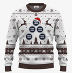 Custom Logo Christmas Tree Christmas Sweater | Create Your Own Ugly Sweater For Men And Women - 1