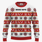Custom Brand Name Christmas Sweater For Men | Bulk Order Custom Christmas Sweaters No Minimum - 4