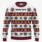 Custom Brand Name Christmas Sweater For Men | Bulk Order Custom Christmas Sweaters No Minimum - 3
