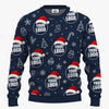 Personalized All Over Company Logo Ugly Sweater  | Matching Customized Logo Sweater For Men And Women