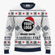 Customizable Christmas Sweater With Team Logo | Funny Ugly Christmas Sweater