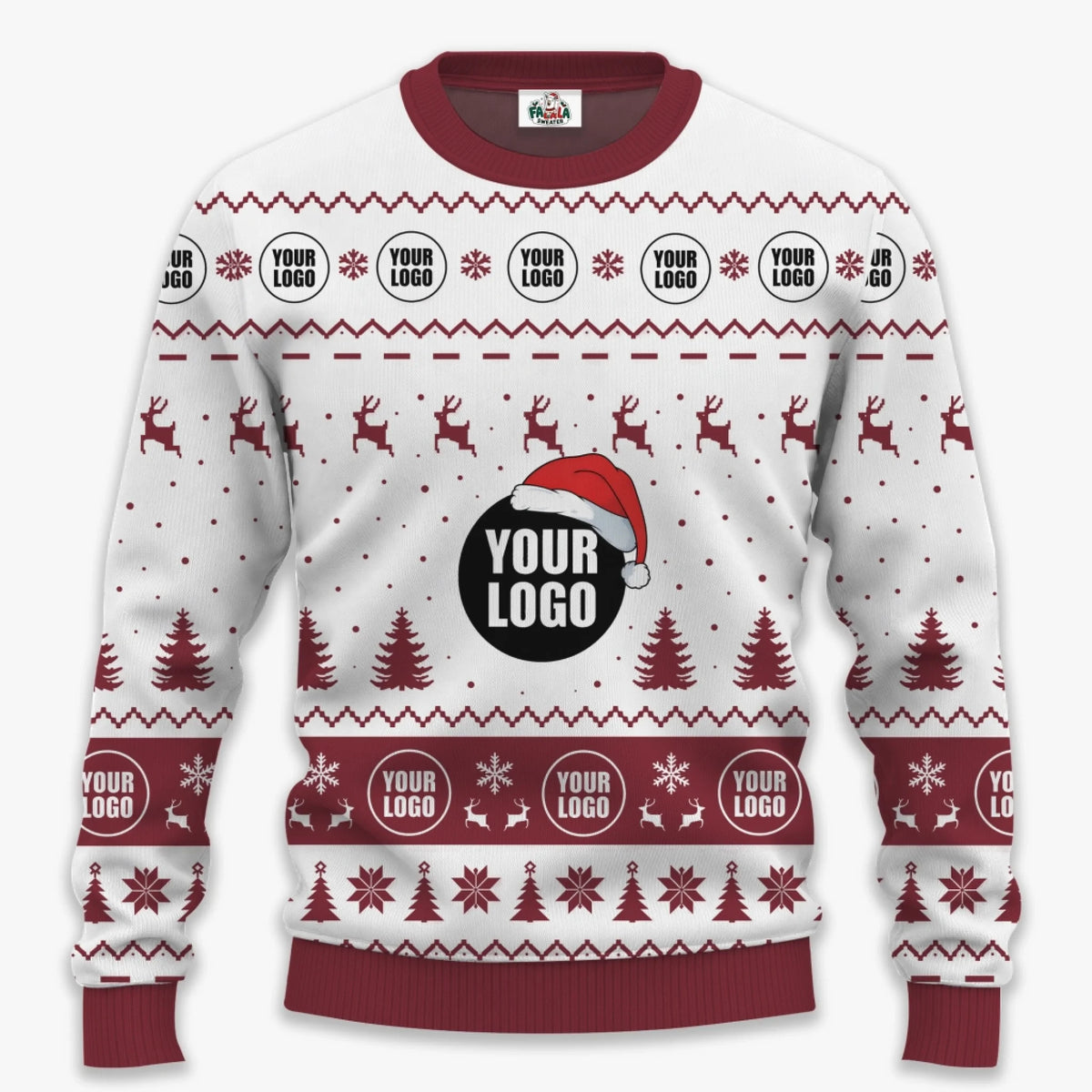Personalized Ugly Christmas Sweater For Men | Custom Logo Christmas Sweater For Companies_ 2