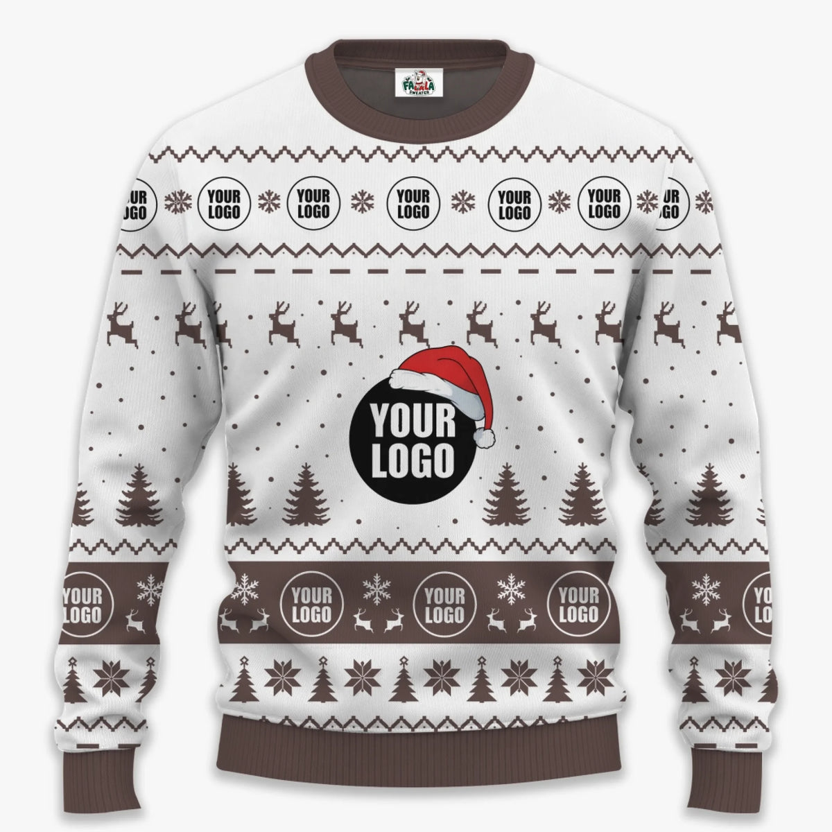 Personalized Ugly Christmas Sweater For Men | Custom Logo Christmas Sweater For Companies_ 1