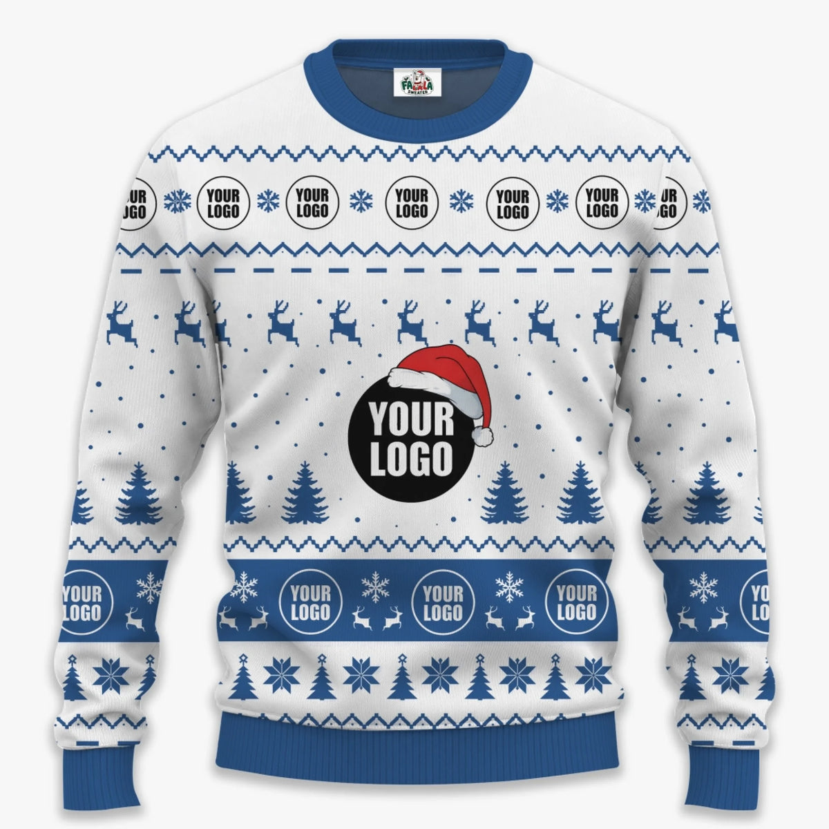 Personalized Ugly Christmas Sweater For Men | Custom Logo Christmas Sweater For Companies_ 5