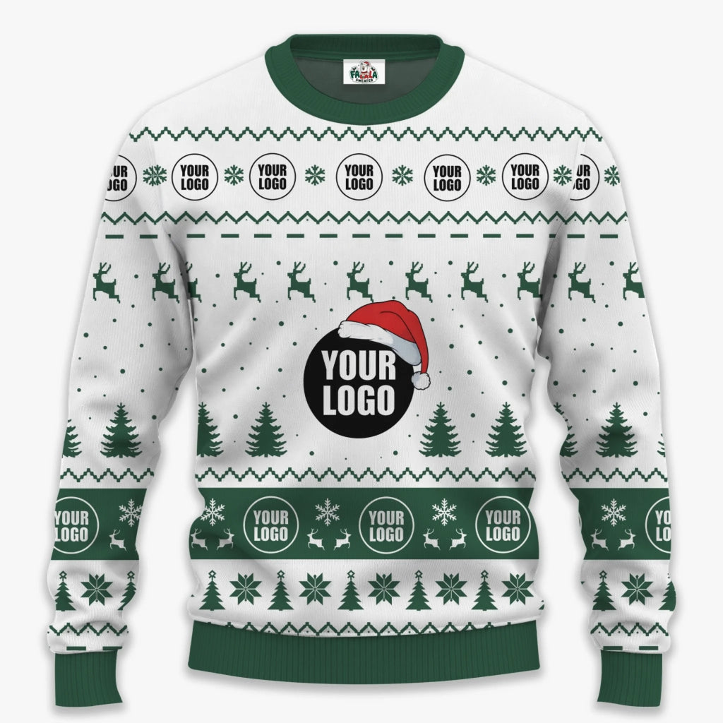 Personalized Ugly Christmas Sweater For Men | Custom Logo Christmas Sweater For Companies_ 3