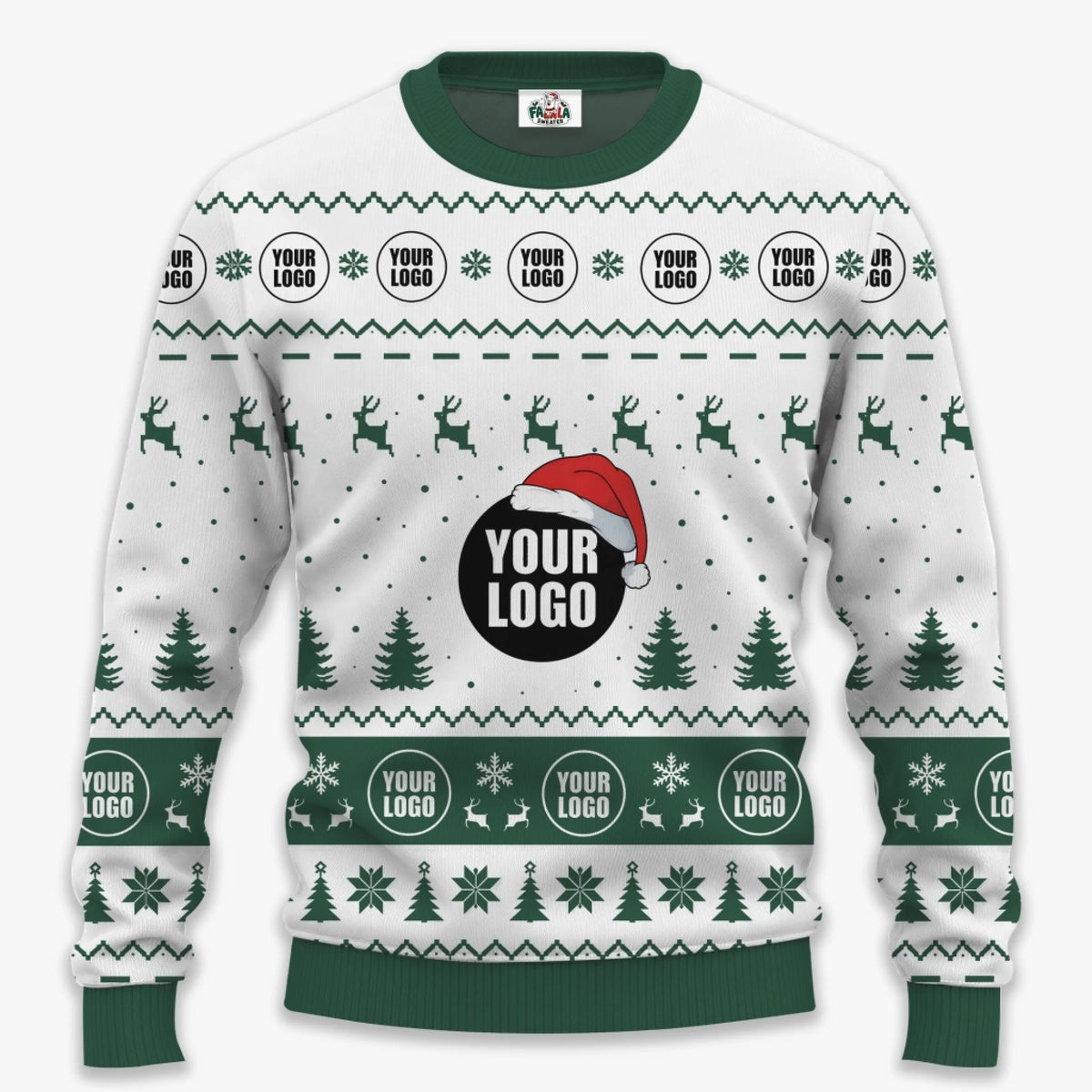 Personalized Ugly Christmas Sweater For Men | Custom Logo Christmas Sweater For Companies_ 3