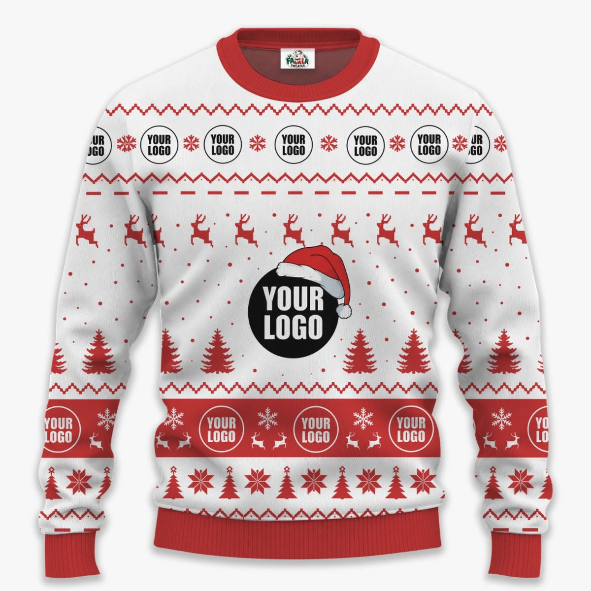 Personalized Ugly Christmas Sweater For Men | Custom Logo Christmas Sweater For Companies_ 6
