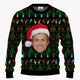 Funny Ugly Christmas Sweater With Face | Custom Ugly Christmas Sweater With Picture